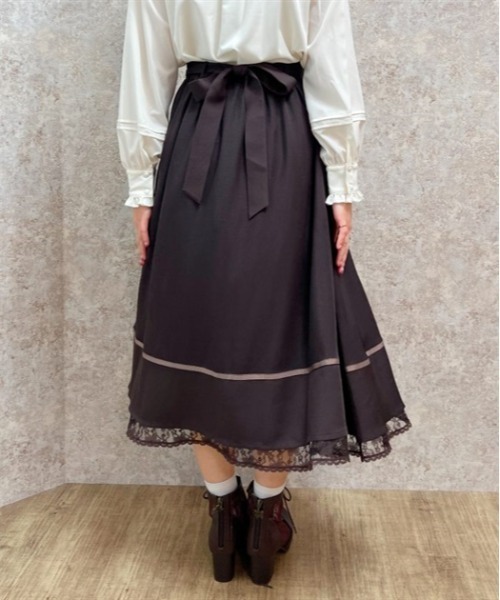 axes femme マルチWAYフリルスカート、ストライプ柄ブラウス　セット axes femme マルチWAYフリルスカート、ストライプ柄ブラウス