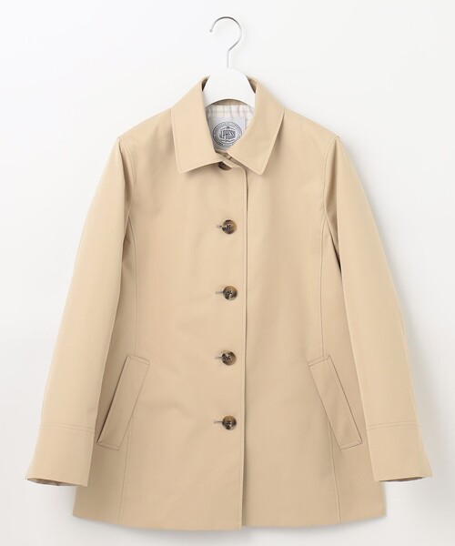 ebure クリアコットンツイル ステンカラーショートコート S 美品)ebure クリアコットンツイル ステンカラーショートコート - メルカリ