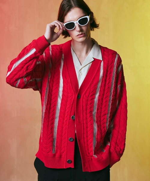 MAISON SPECIAL（メゾンスペシャル） カーディガン 「UNISEX」Cable 