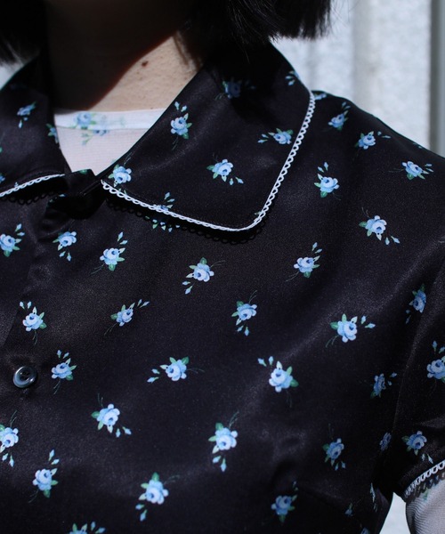 【G.V.G.V.】ブラウス G.V.G.V.（ジーヴィージーヴィー） ブラウス シャツ FLORAL SATIN