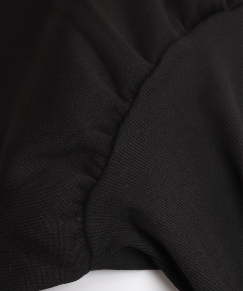 実質M-L【期間限定♥】ケンゾー¥18000↓ロングスエット　ワンピース黒 miniministore スウェットワンピ フード付き 長袖 黒 -靴