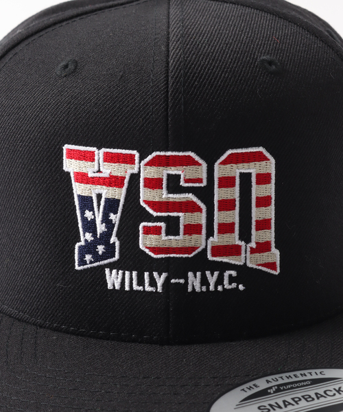 WILLY CHAVARRIA N.Y.C. ブラックキャップ WILLY CHAVARRIA キャップ 帽子 「WILLY / ウィリー チャバリア
