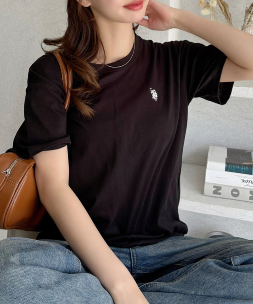 U.S. POLO ASSN. tシャツ 8色展開 大人気のワンポイント刺繍