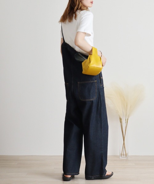 atONE（アットワン） サロペット オーバーオール フロントダブル