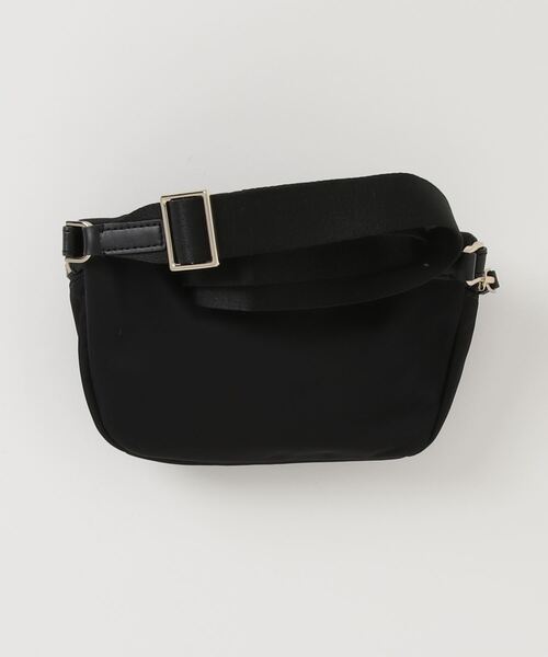 【美品】kate spade 黒 レザー ウエストポーチ kate spade new york」 ウエストバッグ - ブラック レディース