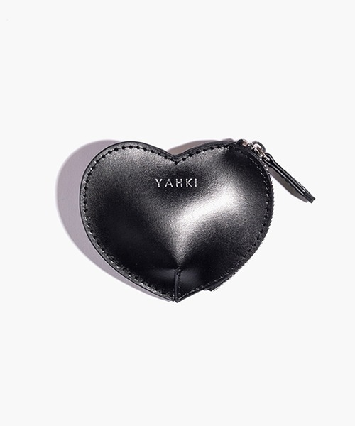 YAHKI(ヤーキ) ポーチ SOFT W FACE レザー ハートミニポーチ 2026年 YAHKI(ヤーキ) ポーチ SOFT W FACE レザー ハートミニポーチ 2026年