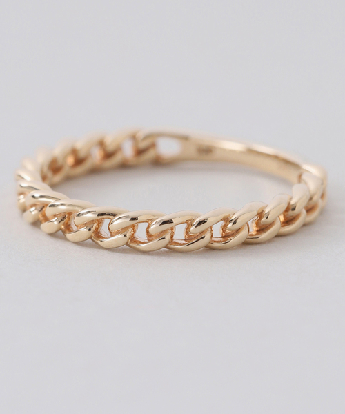 Lilas 指輪 リング チェーンピンキーリング K10 レディース : ZOZOTOWN