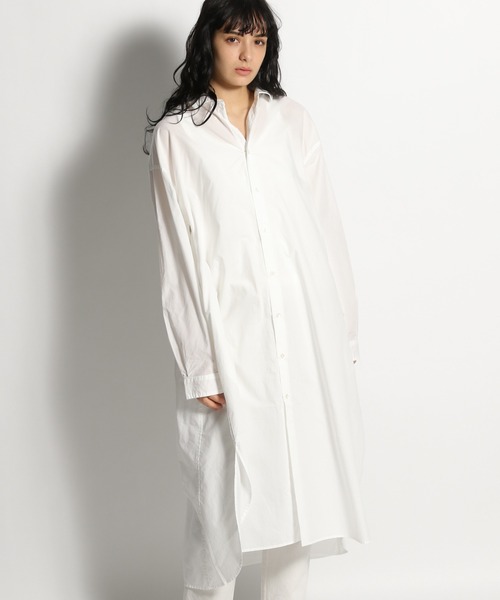 niko and...」 シャツワンピース MEDIUM オフホワイト レディース 