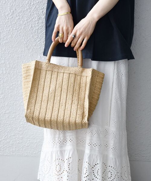 SHIPS any 「SHIPS any」 かごバッグ ONE SIZE ナチュラル レディース  