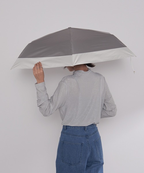 SETUP7 折りたたみ傘 「SETUP7」UVバイカラー 晴雨兼用 折り畳み