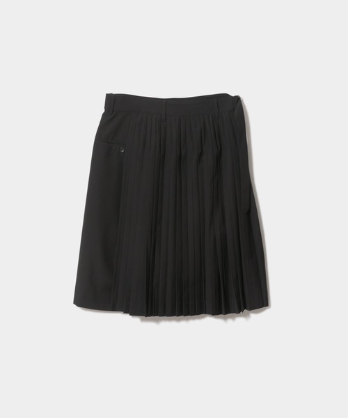 beautiful people / light wool gabardine uniform kilt pants/ボトム/36/ウール/BLK beautiful people（ビューティフルピープル） パンツ beautiful people