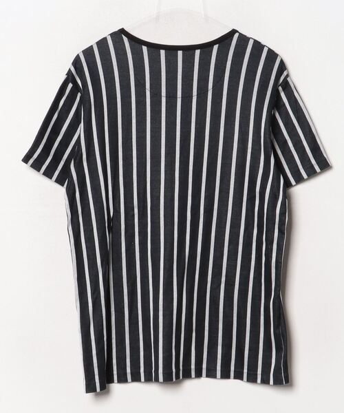 THE RERACS 「THE RERACS」 ストライプ柄半袖Tシャツ「Editionコラボ 