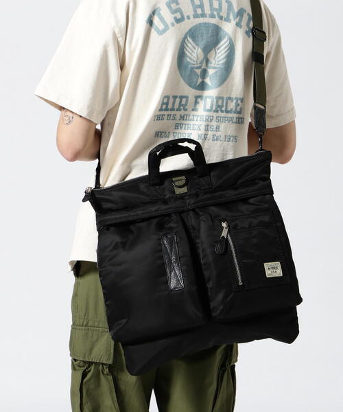 AVIREX ショルダーバッグ NEW FLIGHT NYLON MEDIUM HELMET BAG