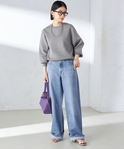 SHIPS（シップス） ニット セーター 「手洗い可能」スムース ニット