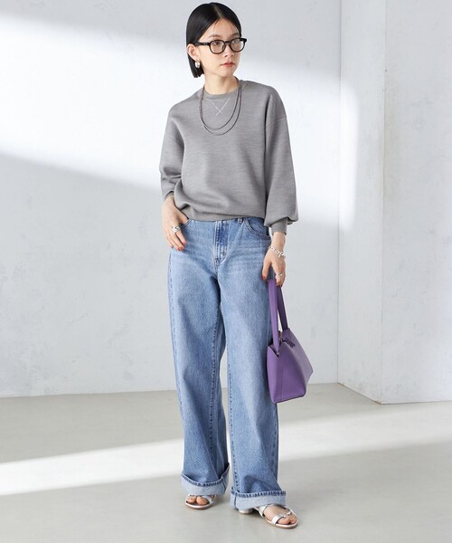 SHIPS（シップス） ニット セーター 「手洗い可能」スムース ニット