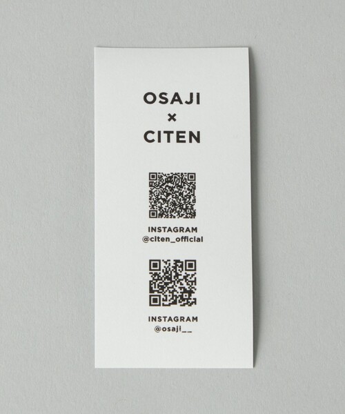 OSAJI（オサジ） コスメセット コフレ 「別注」「OSAJI×CITEN」立体