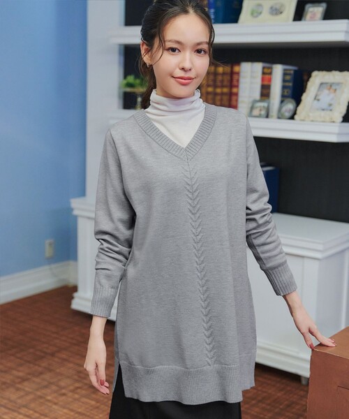 Tiaclasse ニット セーター 「安田美沙子さん着用・選べる2type」もち