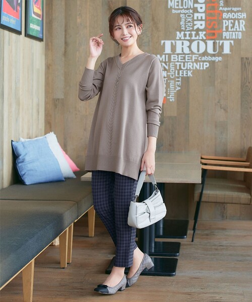 Tiaclasse ニット セーター 「安田美沙子さん着用・選べる2type」もち