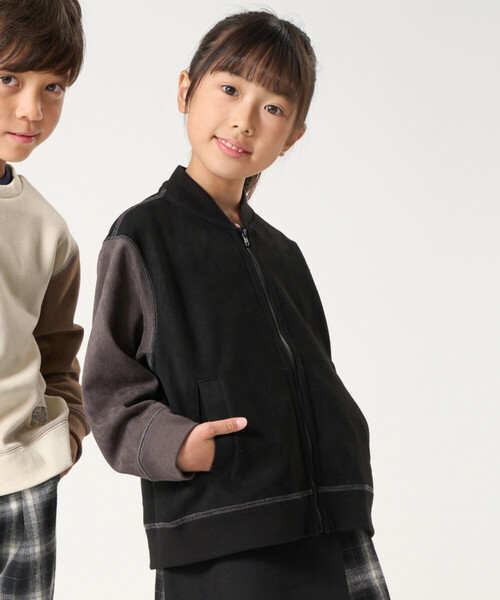 COMME CA ISM ブルゾン アウター 配色切り替えブルゾン キッズ 子供服