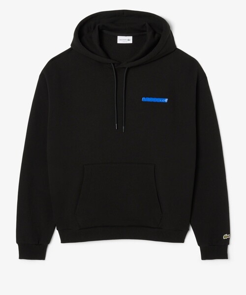 LACOSTE パーカー グラフィックバックプリントスウェットフーディー