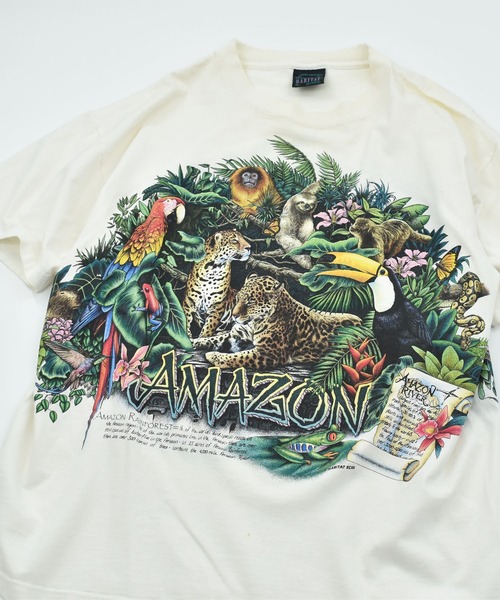 VINTAGE tシャツ 「ヴィンテージ古着」90's HABITAT AMAZON