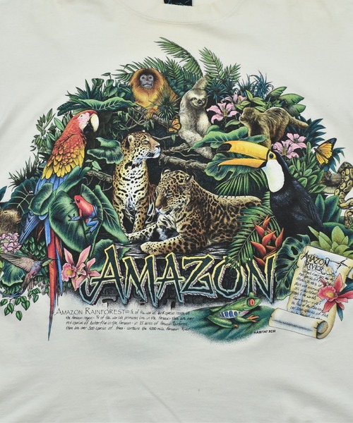 1990s 古着 ビンテージ まとめ売り アニマル Tシャツ 3点 古着 90s コウモリ 月の満ち欠け 両面 アニマル Tシャツ XL 古着