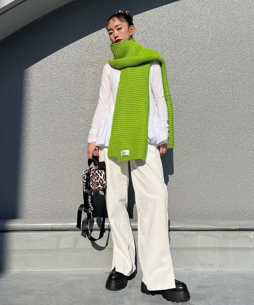 ニッキー nickey ストール 緑色 ニッキー nickey ストール 緑色