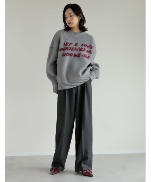 Re:EDIT ニット セーター 「2024-25 WINTER COLLECTION」配色