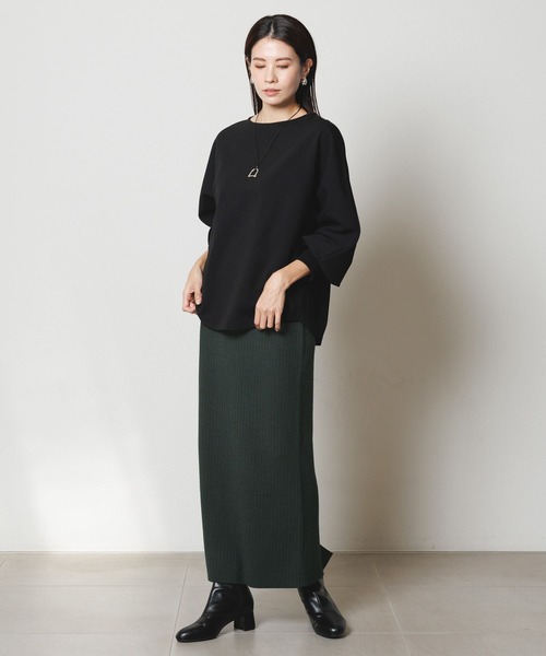 Elura（エルーラ） スカート 毛玉しらずナロースカート「低身長サイズ