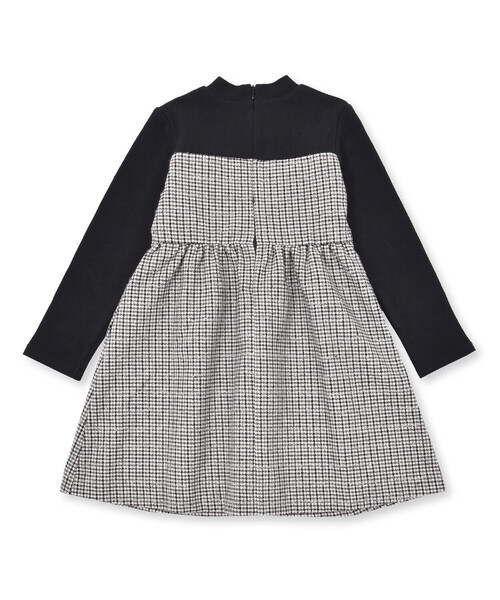 千鳥格子 ワンピース 子供（ベビー、キッズ、マタニティ）の