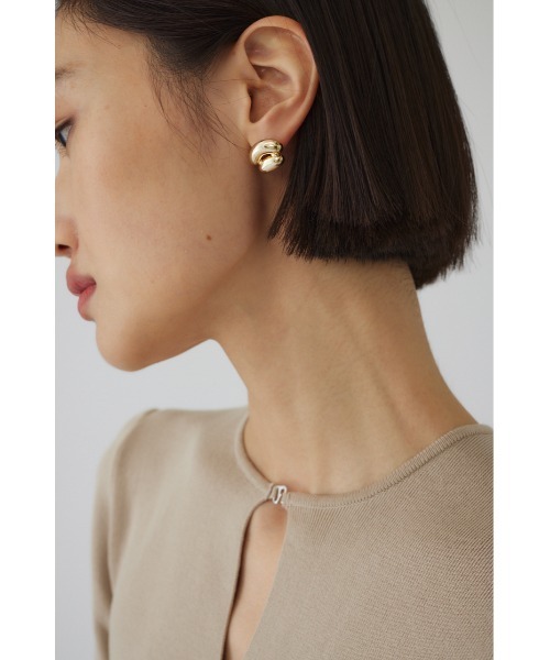 ピアス 入学式 Double beans pierce ダブルビーンズピアス レディースの画像