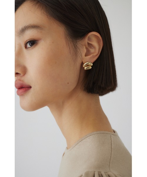 ピアス 入学式 Double beans pierce ダブルビーンズピアス レディースの画像