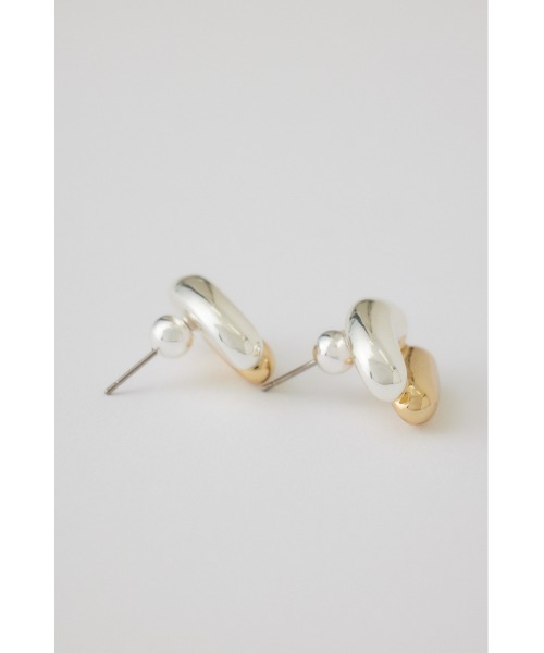 ピアス 入学式 Double beans pierce ダブルビーンズピアス レディースの画像