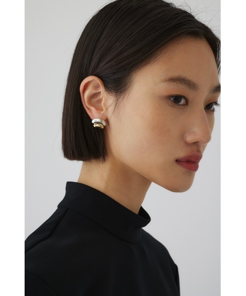 ピアス 入学式 Double beans pierce ダブルビーンズピアス レディースの画像