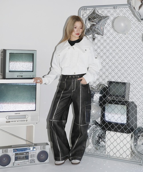 【激レア/美品】JEWEL GLOW シルバーフォックス クロップド ジャケット ZIPデザインクロップドボンバージャケット – WEGO ONLINE STORE