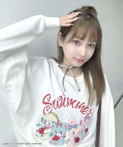 【 pois】marshmallow pullover 新品未使用 AS KNOW AS（アズノゥアズ） トレーナー スウェット アクリル
