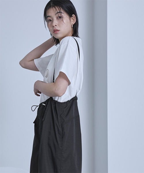 miette（ミエット） パンツ サスペンダー付きパラシュートパンツ
