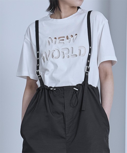miette（ミエット） ワイドパンツ パンツ サスペンダー付き