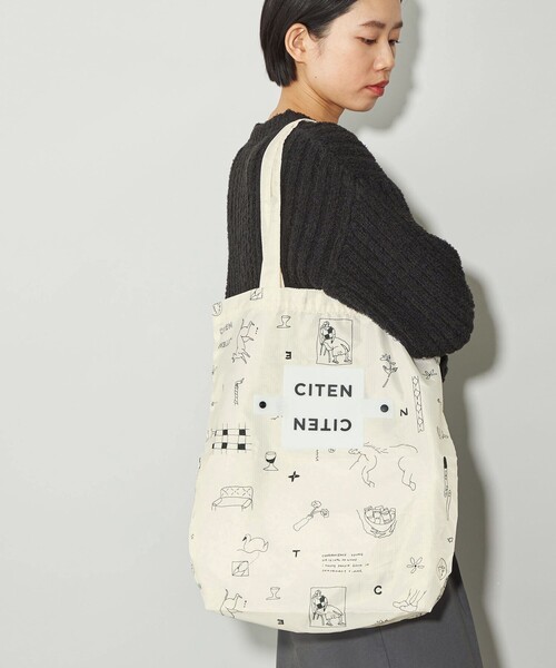 【CITEN】トートバッグ エコバッグ CITEN エコバッグ 「CITEN」CONVENIENCE YOUNG × クルクル