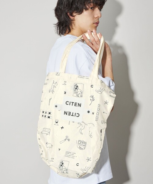 【CITEN】トートバッグ エコバッグ CITEN エコバッグ 「CITEN」CONVENIENCE YOUNG × クルクル