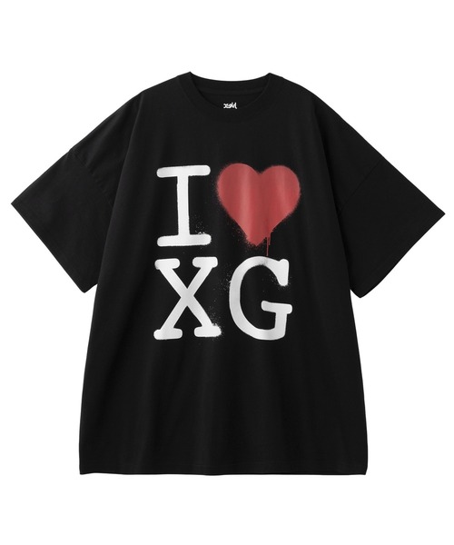 すぐ届く☆X-girl Tシャツワンピース 半袖 ボックスロゴ X-girl エックスガール Tシャツ BOX LOGO AND FACE S/S BIG TEE