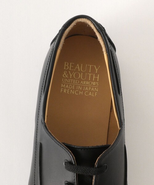 beauty&youth デッキシューズ モカシン レザー ブラック 27.5 BEAUTY＆YOUTH UNITED ARROWS デッキシューズ フレンチ ボート