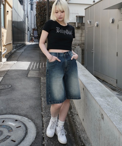 WEGO（ウィゴー） ハーフパンツ ジーンズ デニム デニムパンツ 短パン