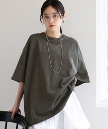 tシャツ ロゴ刺繍ピグメントルーズTシャツ レディース｜ZOZOTOWN Yahoo!店
