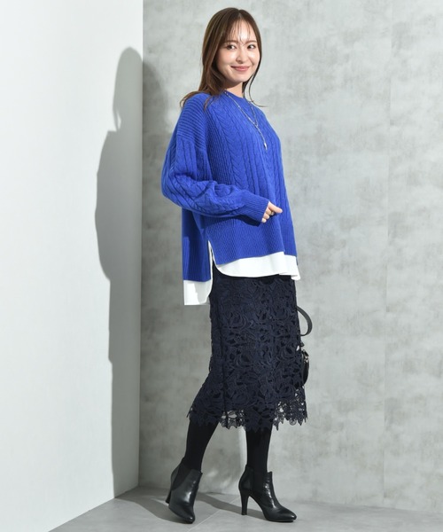 INTERPLANET（インタープラネット） スカート ケミカルレースBACK