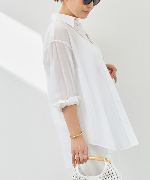 ⭐︎超美品⭐︎minimal sheerシャツ Deuxieme Classe ブラウス シャツ *Minimal Sheer レディース