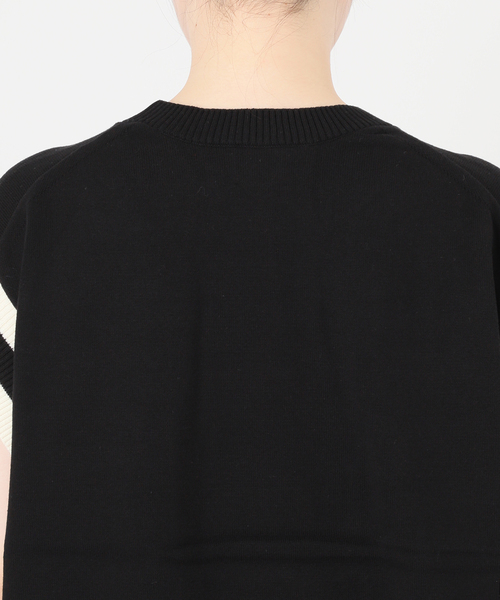Spick＆Span ニット セーター アルファベットジャガードフレンチ