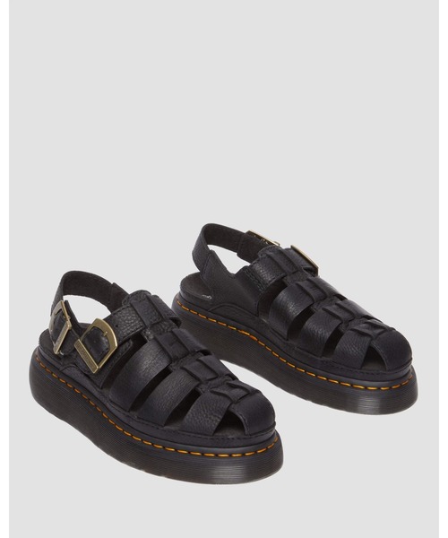 Dr. Martens ブラックサンダル 4 UK Dr.Martens 「Dr. Martens」 サンダル 4 ブラック メンズ