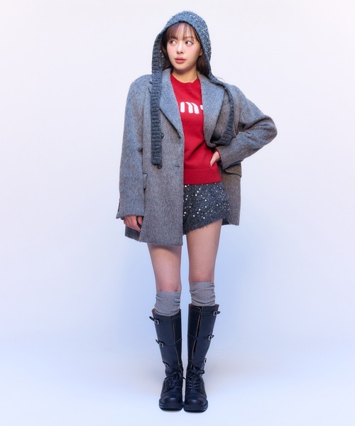 seriページ　eimy istoire M EIMY ISTOIRE（エイミーイストワール） 長袖ニット F サックスブルー