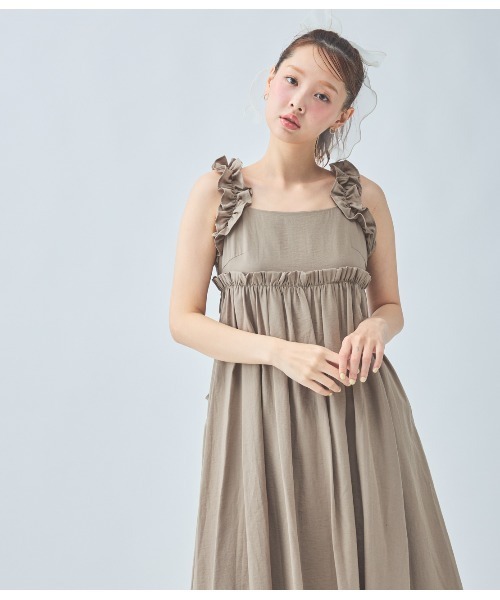 PEACH JOHN（ピーチジョン） ワンピース フリルギャザーバックリボン